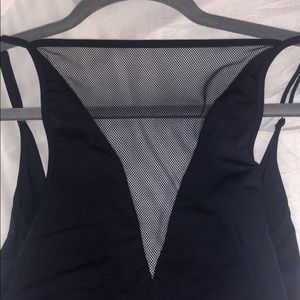 navy mesh body suit
